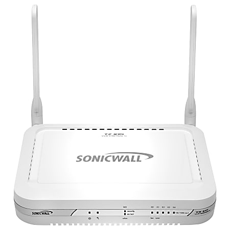 Firewall SonicWall TZ-105W Usato - Con Adattatore Alimentazione AC Originale, Testato