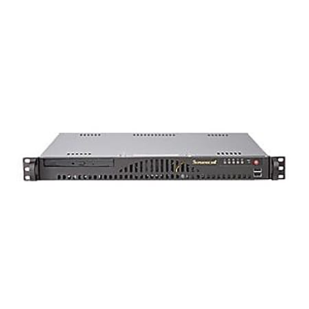Supermicro SuperServer SYS-5016I-MRF Barebone System - 1U Rack-mountable - Intel 3420 Chipset - Socket H LGA-1156 - 1 x Processor Support - Black