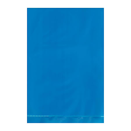 Partners Brand 2 Mil Colored Flat Poly Bags, 4" x 6", Blue, Case Of 1000