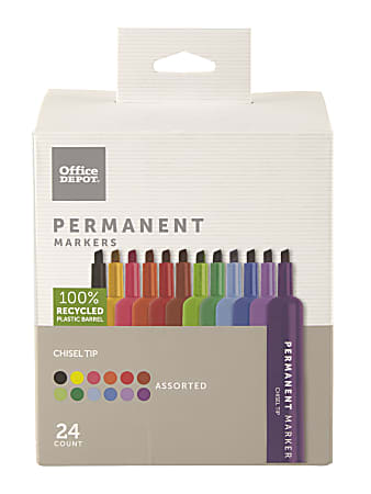 Permanent Markers Set 12 Count Ultra Fine Tip Pens Gear Quick Drying Colors