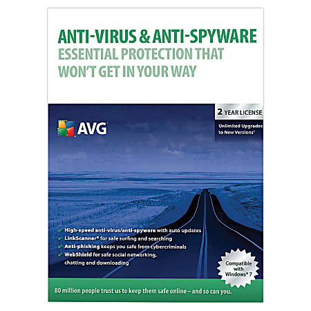 AVG AntiVirus & AntiSpyware, Traditional Disc