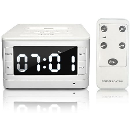 Premiertek CRD-IP-CK Desktop Clock Radio - 3 W RMS - Apple Dock Interface