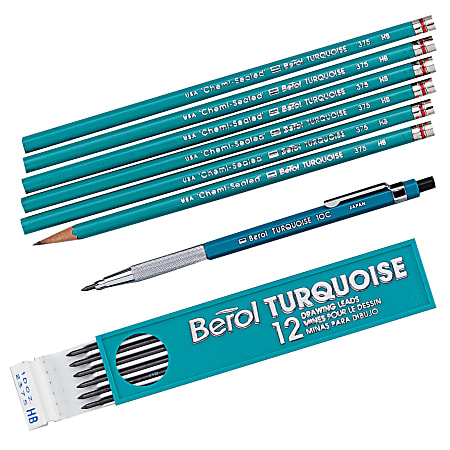 Sanford® Turquoise™ Drawing Pencils, Pack Of 12