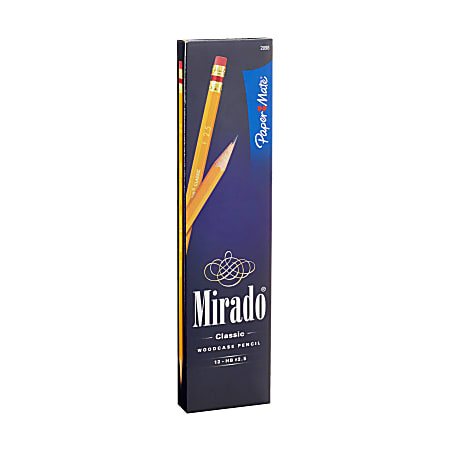 Paper Mate® Mirado® Classic Pencils, #2-1/2 Medium Lead, Box of 12