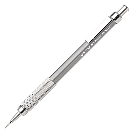 Pentel® Graph Gear 500™ Mechanical Pencil, 0.9mm, #2 Lead, Gray Barrel