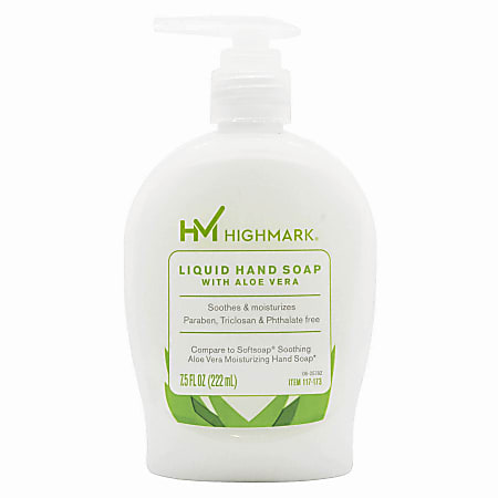 Highmark® Aloe Liquid Hand Soap, Floral Scent, 7.5