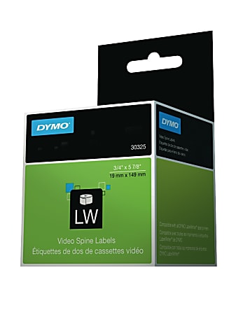 DYMO® A530325 LabelWriter- White Spine Label, DYM30325