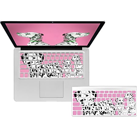 KB Covers Pink Dalmations Keyboard Cover for MacBook/Air 13/Pro (2008+)/Retina & Wireless