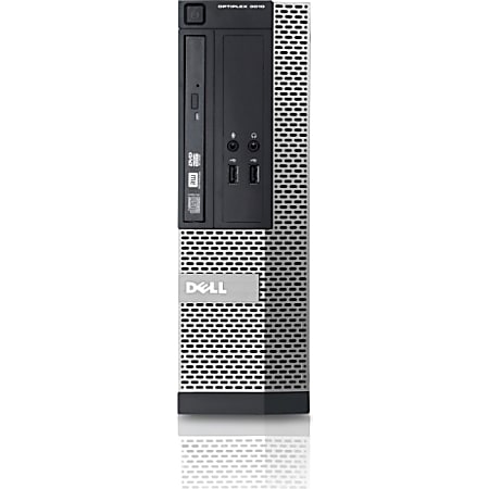 Dell OptiPlex 3020 Desktop Computer - Intel Core i3 i3-4130 3.40 GHz - 4 GB DDR3 SDRAM - 500 GB HDD - Windows 7 Professional 64-bit - Small Form Factor - Black, Silver