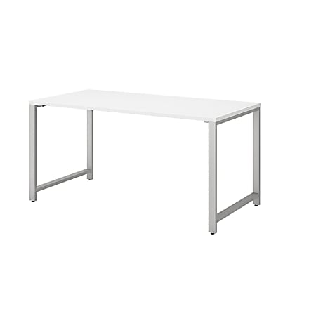Bush Business Furniture 400 60"W Table Computer Desk, White, Standard Delivery