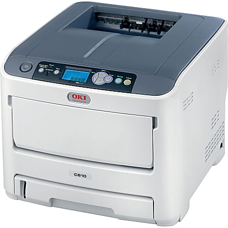 Oki C610DN LED Printer - Color - 1200 x 600 dpi Print - Plain Paper Print - Desktop - EU Printer
