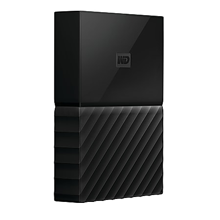 WD Portable External Hard Drive, 4TB, USB 2.0/3.0, WDBYFT0040BBK-WESN, Black
