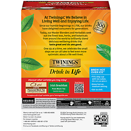 Twinings green tea k cups 2025