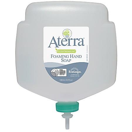 Aterra® Eco-Premium Foaming Hand Soap Refill, 67.8 Oz., Case Of 4