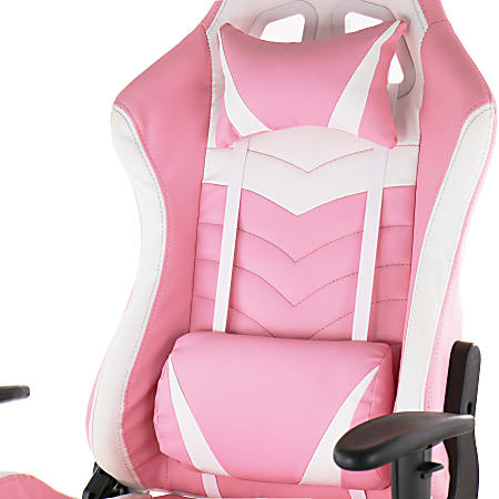 Gamefitz Gaming Chair (Pink & White)