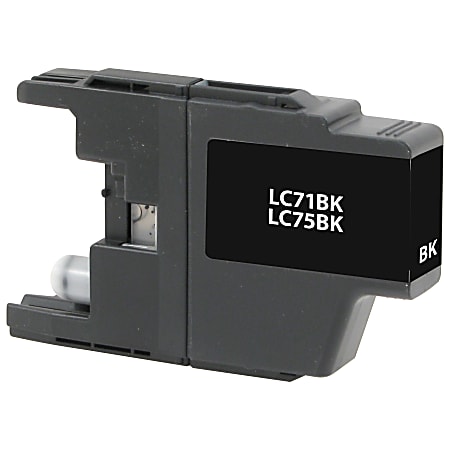 Clover Imaging Group Remanufactured High-Yield Black Ink Cartridge Replacement For Brother® LC71BK, LC75BK, CTGLC75B