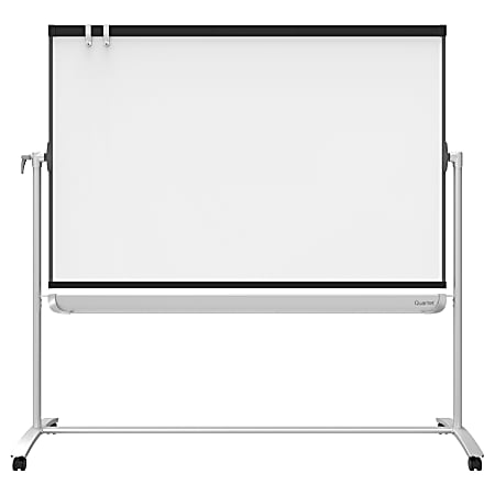 Quartet® Prestige® 2 Magnetic Dry-Erase Whiteboard With Mobile Easel, 72" x 48", Plastic Frame With Graphite Finish