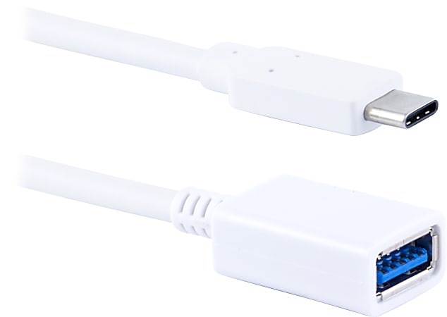 Ativa 3.0 USB C to USB 5.9 White 32454 - Office Depot