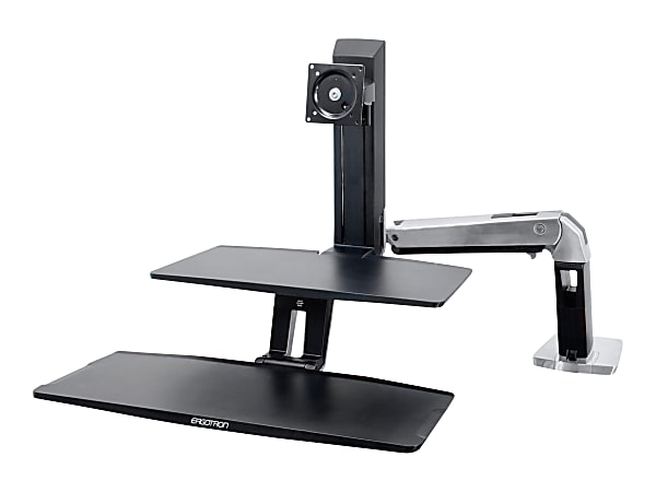 Ergotron® WorkFit-A Sit-To-Stand Workstation With Suspended