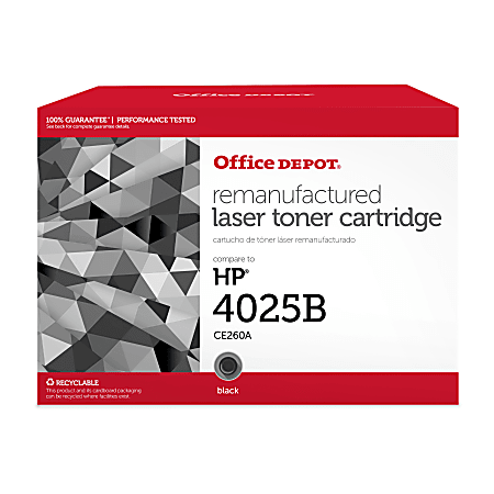 Office Depot® Remanufactured Black Toner Cartridge Replacement For HP 4025B