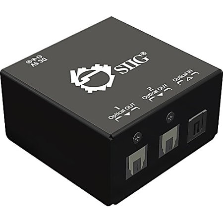 SIIG 1x2 S/PDIF TOSLINK Digital Audio Splitter