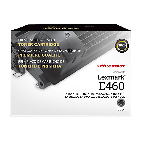 Office Depot® Remanufactured Black Extra-High Yield Toner Cartridge Replacement For Lexmark™ E460, ODE460EHY