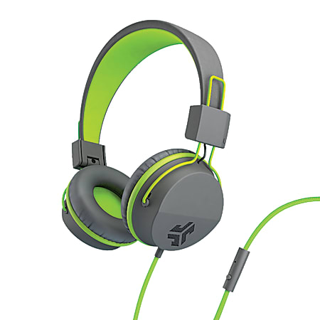 JLab Audio Intro Over-The-Ear Headphones, Green, HINTRORGRN4