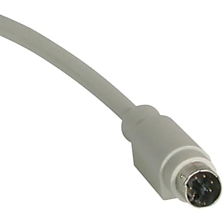 C2G 10ft PS/2 M/F Keyboard/Mouse Extension Cable - mini-DIN Male - mini-DIN Female - 10ft - Beige