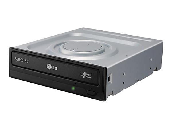 LG GH24NSB0 Super Multi - Disk drive - DVD±RW (±R DL) / DVD-RAM - 24x/24x/5x - Serial ATA - internal - 5.25"