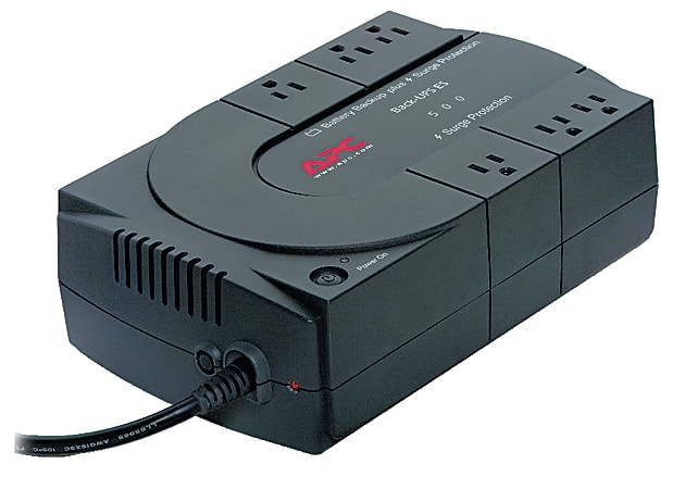 APC® Back-UPS, Personal, 18-Minute Backup, 500VA/300 Watt