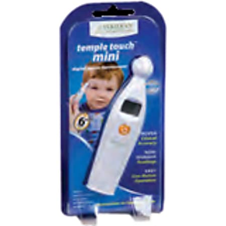 Veridian Healthcare Temple Touch - Mini  Digital Temple Thermometer - Non-invasive, Temperature Tone, Memory Recall, Auto-off, Latex-free, BPA Free