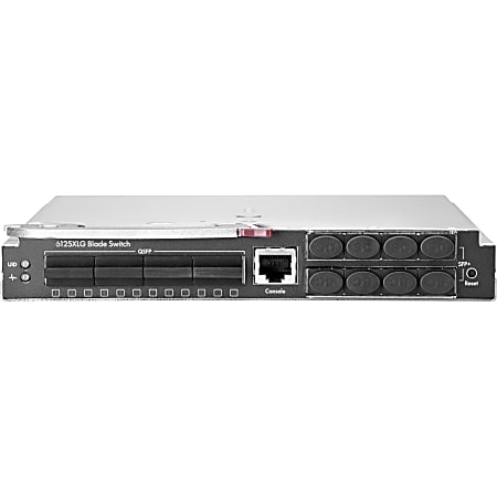 HPE 6125XLG Ethernet Blade Switch - For Data Networking, Optical Network, Switching Network - 1 x RJ-45 Management12 x Expansion Slots