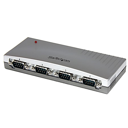 StarTech.com 4-port USB to RS-232 Serial DB9 Adapter Hub