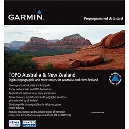 Garmin 010-C1049-00 TOPO Australia & New Zealand Digital Map