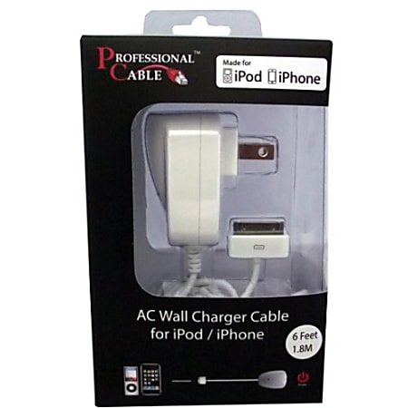 Professional Cable Wall Charger for iPod/iPad/iPhone