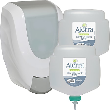 Aterra® Eco-Premium Foaming Hand Soap Dispenser Kit, 67.8 Oz.