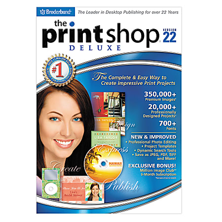 The Print Shop® 22 Deluxe, Traditional Disc