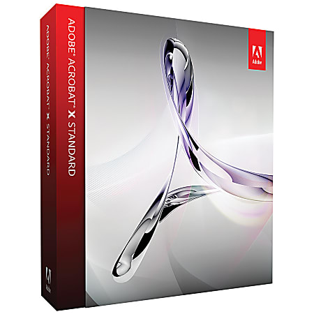 Adobe® Acrobat® X Standard, Traditional Disc