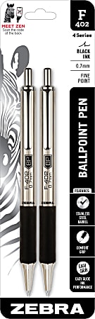 F-402 Retractable Ballpoint Pen – Zebra Pen