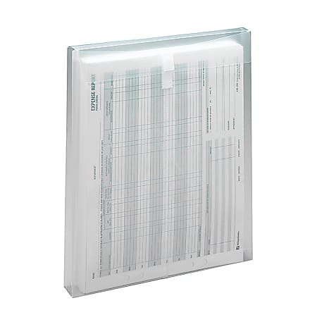 Smead® Poly Envelopes, Letter Size, Top Opening, Clear, Pack Of 5