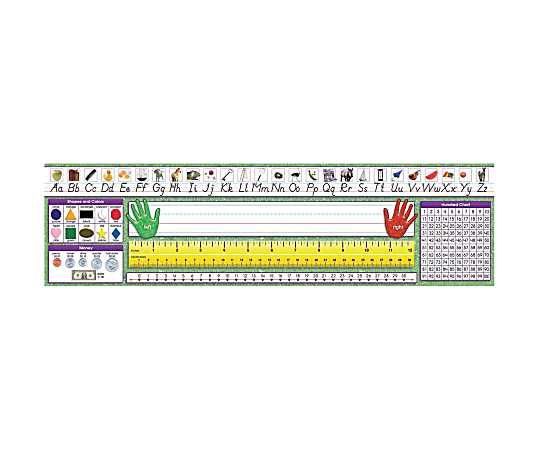 North Star Teacher Resources Primary Desk Plates, 19" x 5", Modern Manuscript, Pre-K - Grade 8, 36 Plates Per Pack, Set Of 3 Packs