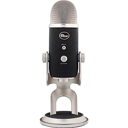 Blue Yeti Pro USB Microphone - Ultimate USB & XLR microphone - 3 condenser capsules - 4 recording patterns - 20Hz - 20kHz