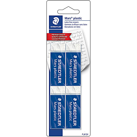 Staedtler® Mars® Plastic Erasers, Pack Of 4