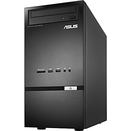 Asus K30BD-US002S Desktop Computer - AMD Sempron 3850 1.30 GHz - 4 GB DDR3 SDRAM - 500 GB HDD - Windows 8.1 with Bing 64-bit - Micro Tower - Black