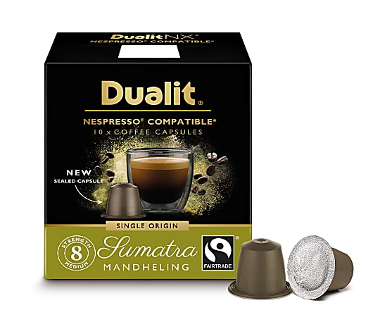 Dualit And Nespresso Compatible Coffee NX Pods Sumatra Mandhling