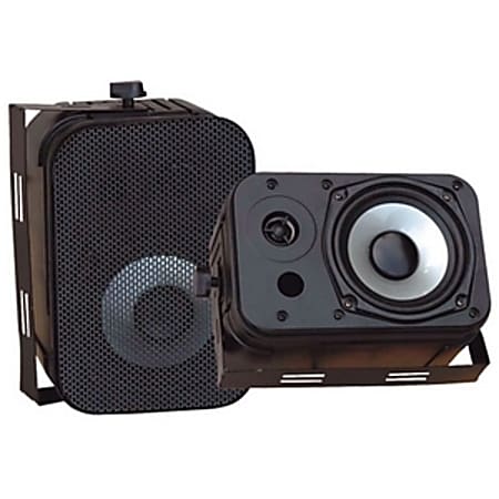 Pyle PylePro PDWR40B 2-way Indoor/Outdoor Wall Mountable Speaker - 4 Ohm