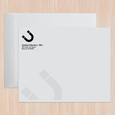 Gummed Seal White Wove Open End Catalog Mailing Envelopes Black Ink ...