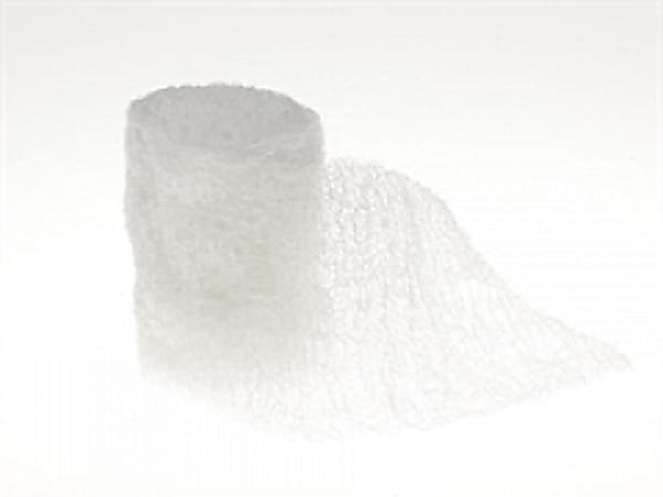 Medline Bulkee Lite Nonsterile Conforming Bandages, 3" x 4 1/8 Yd., White, Pack Of 96