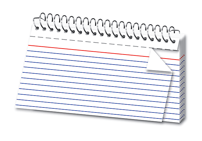 Office Depot® Brand Spiral Ruled Index Cards, 3&quot;