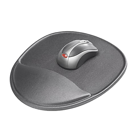 KellyREST Computer Supply Mouse Pad With Wrist Rest, Slate